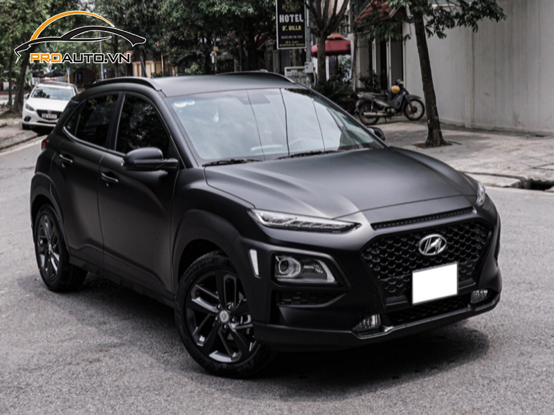 Dán wrap đổi màu Hyundai Kona