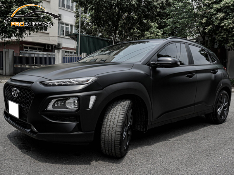 Dán wrap đổi màu Hyundai Kona