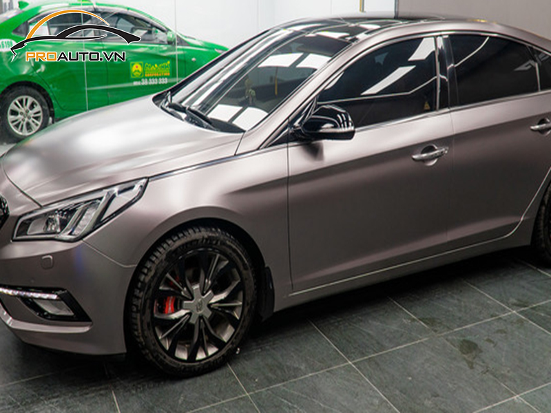 Dán wrap đổi màu Hyundai Sonata