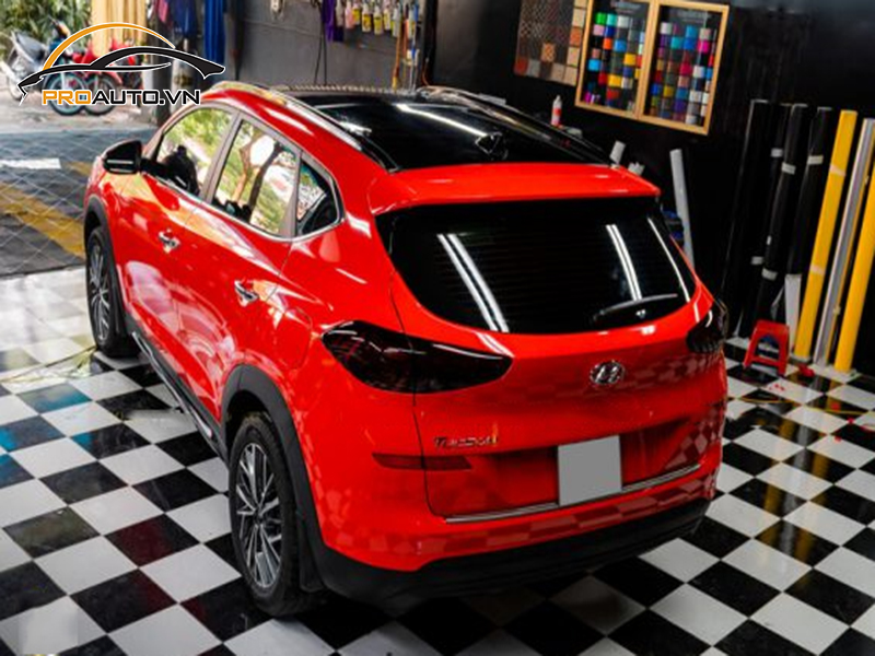 Dán wrap đổi màu Hyundai Tucson