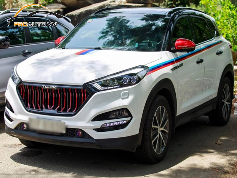 Bảng giá dán wrap đổi màu xe Hyundai Tucson
