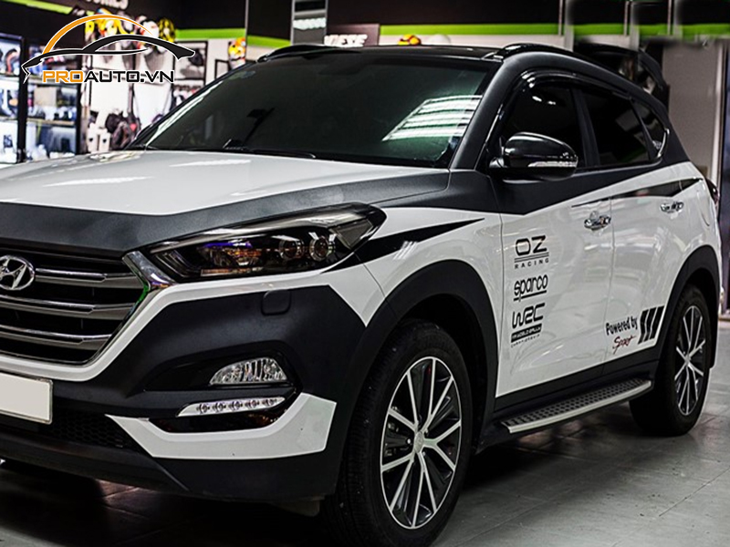 Dán wrap đổi màu Hyundai Tucson