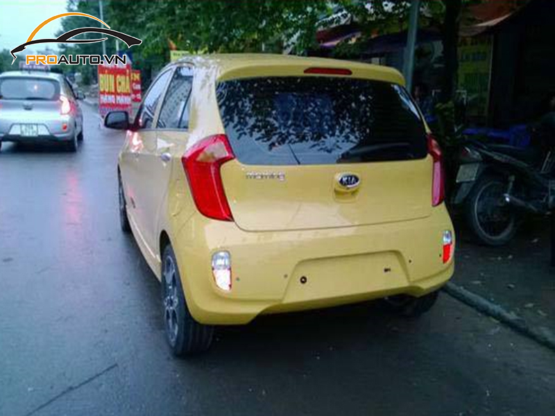 Dán wrap đổi màu Kia Morning