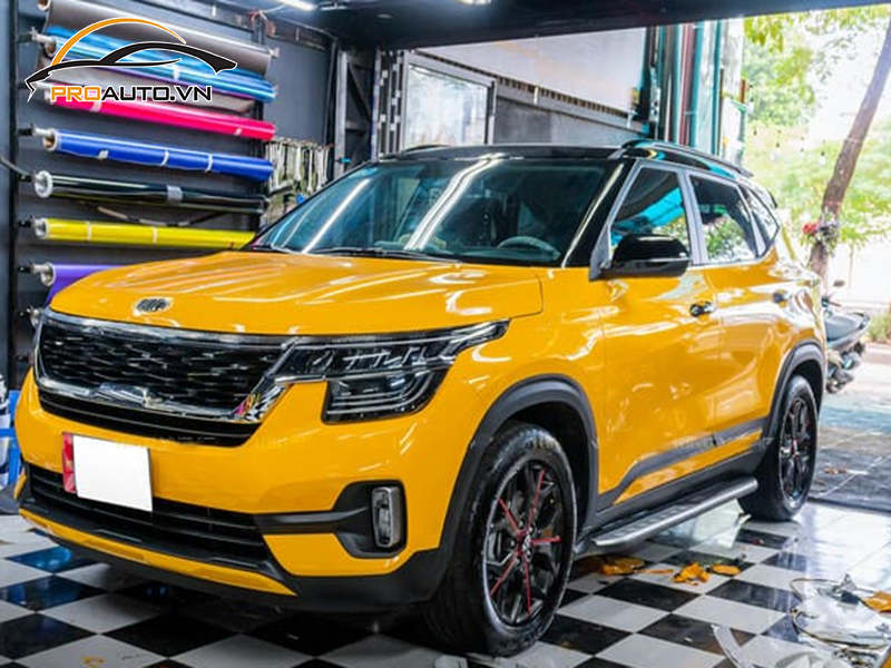 Dán wrap đổi màu Kia Seltos
