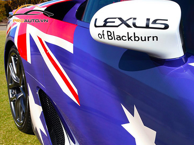 Dán wrap đổi màu Lexus LFA