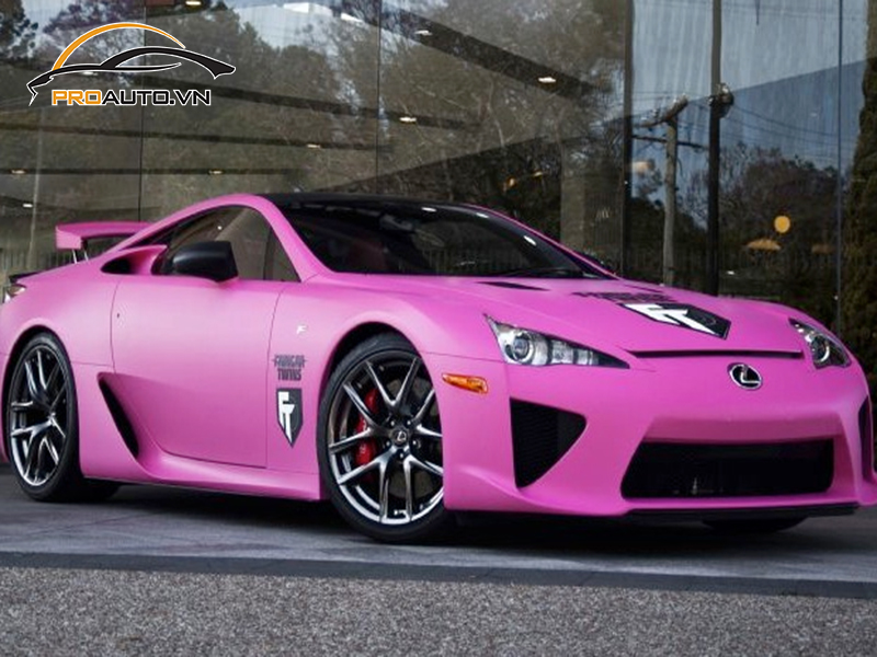Dán wrap đổi màu Lexus LFA