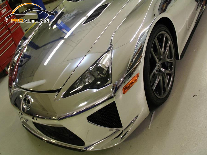 Dán wrap đổi màu xe Lexus LFA