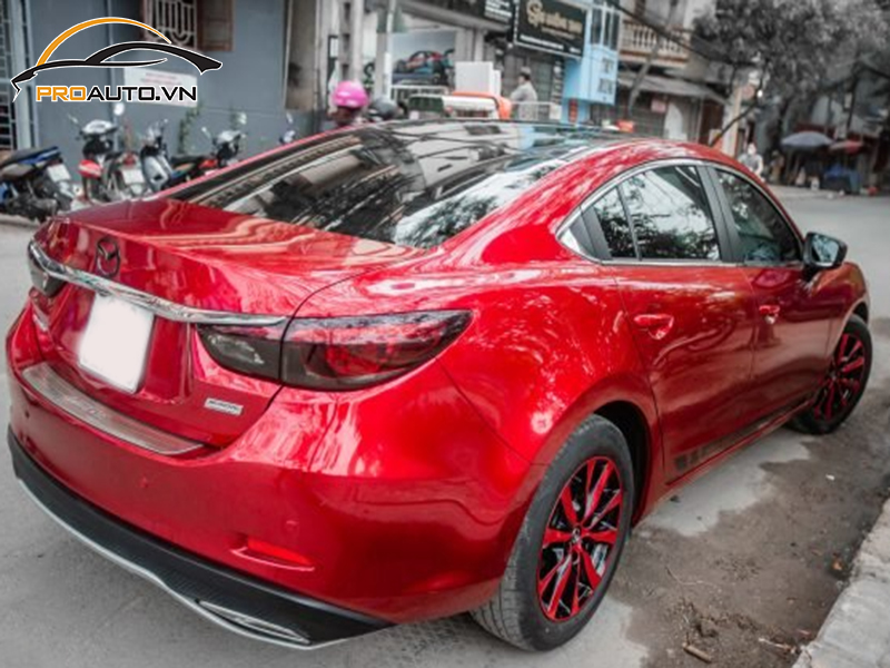 Wrap đổi màu xe Mazda 6