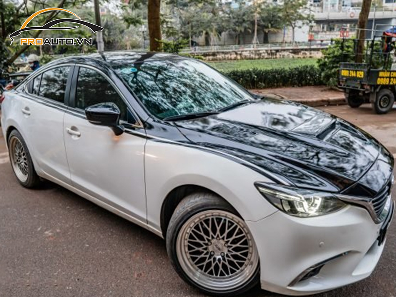 Dán wrap đổi màu Mazda 6