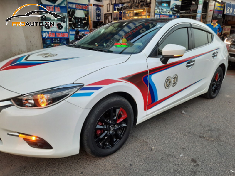 Dán wrap đổi màu Mazda 6