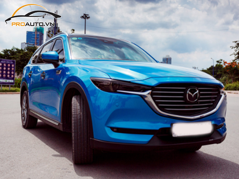 Dán wrap đổi màu Mazda CX8