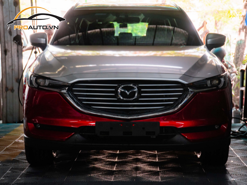 Dán wrap đổi màu xe Mazda CX8