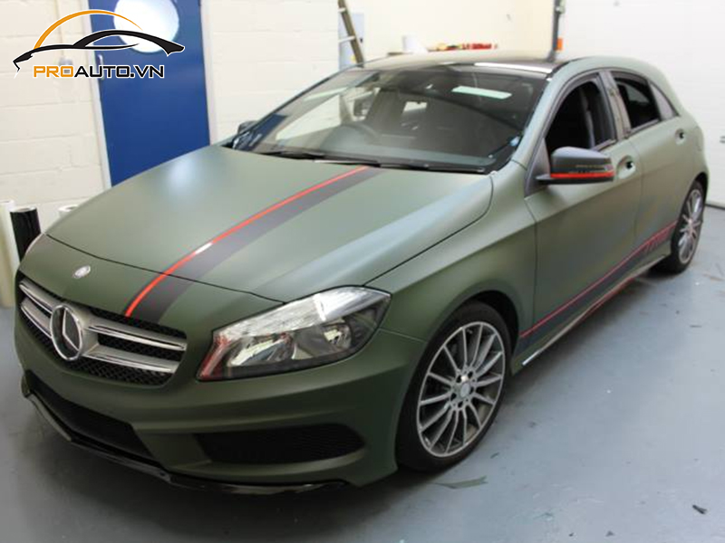 Dán wrap đổi màu Mercedes A-Class