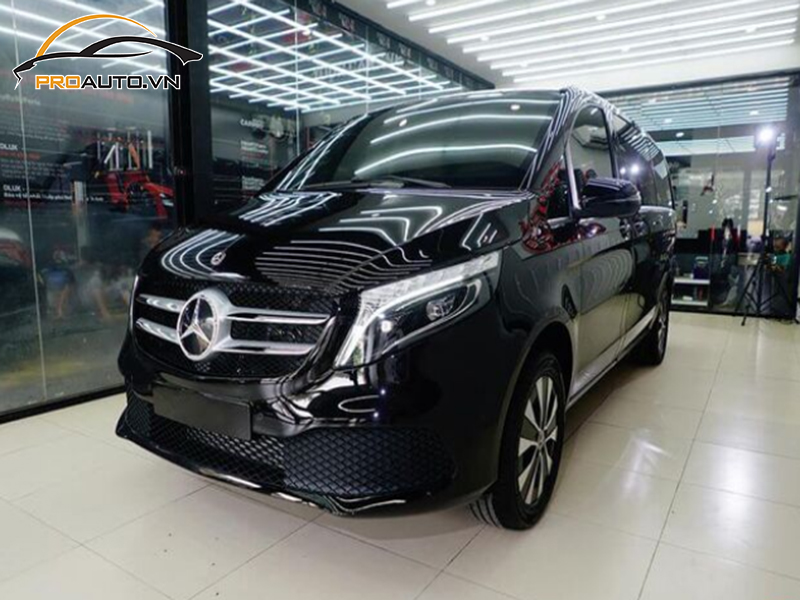 Dán wrap đổi màu Mercedes V250