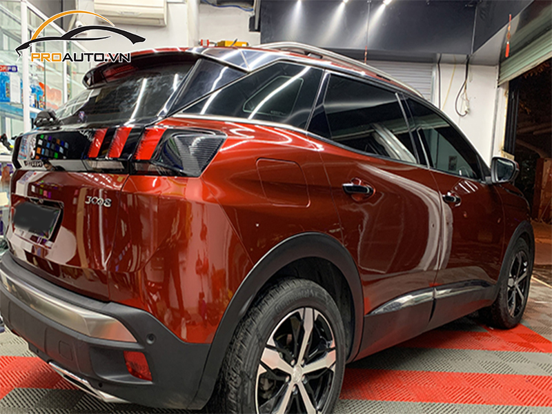Dán wrap đổi màu xe Peugeot 3008
