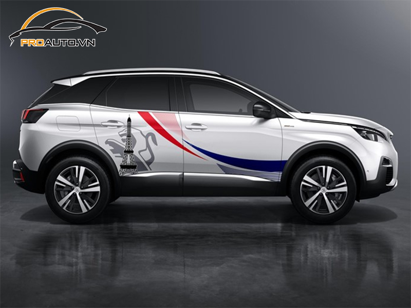 Dán wrap đổi màu Peugeot 5008
