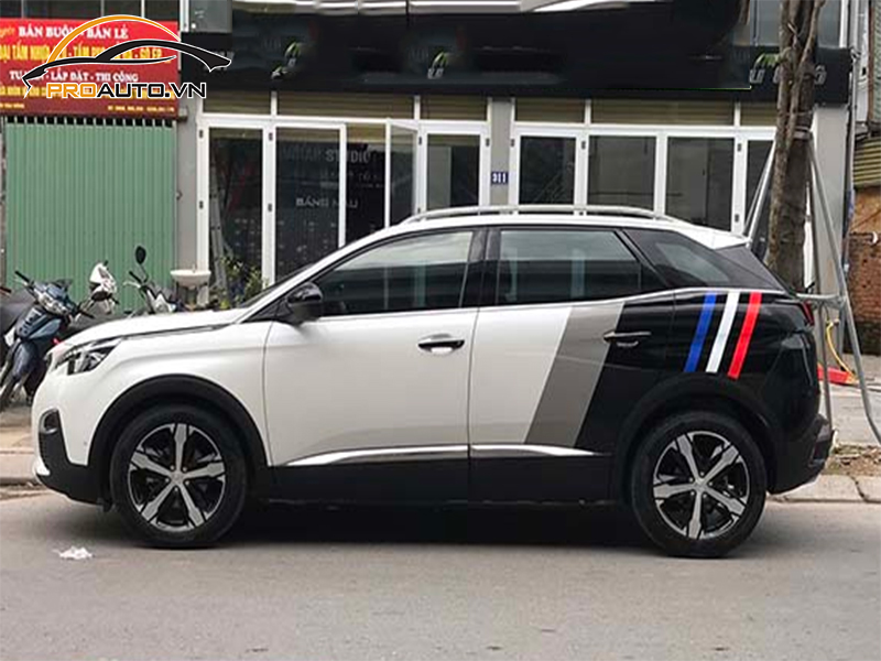 Bảng giá dán wrap đổi màu xe Peugeot 5008