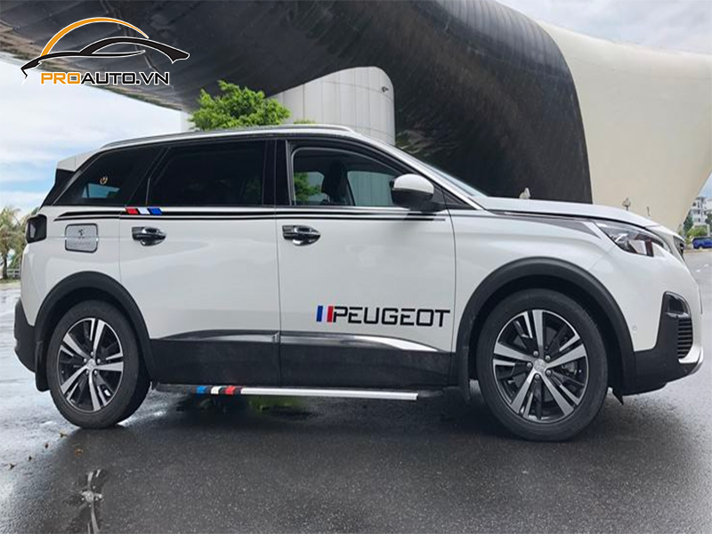 Dán wrap đổi màu xe Peugeot 5008