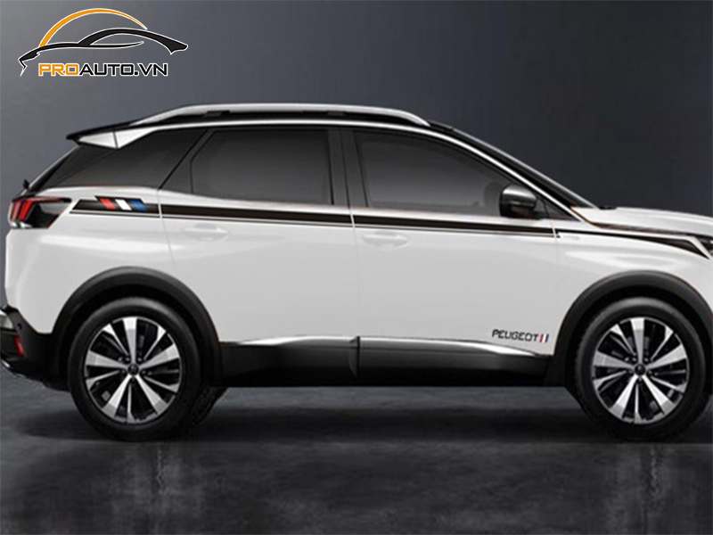Dán wrap đổi màu cho xe Peugeot 5008