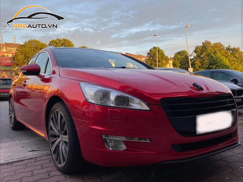 Wrap đổi màu xe Peugeot 508