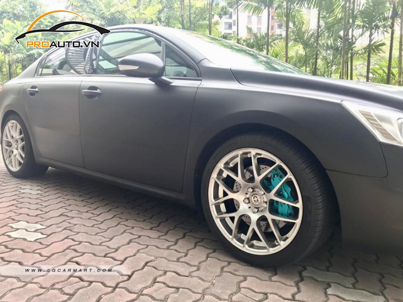 Dán wrap đổi màu Peugeot 508