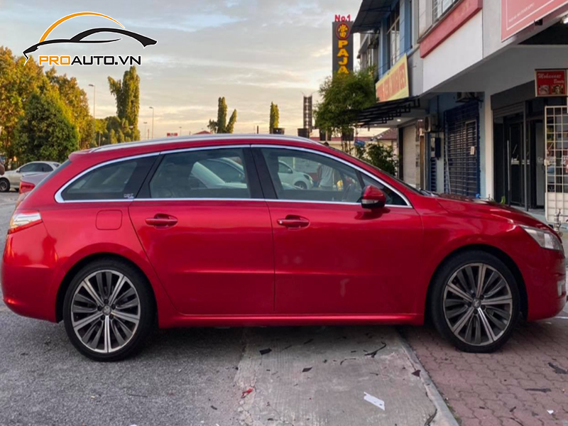 Wrap đổi màu xe Peugeot 508
