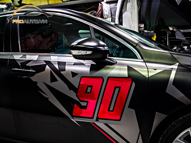 Dán wrap đổi màu xe Peugeot 508