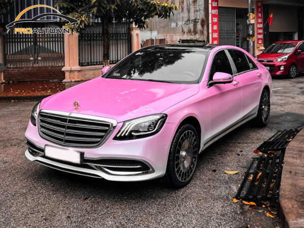Wrap Đổi Màu Xe Mercedes S-Class
