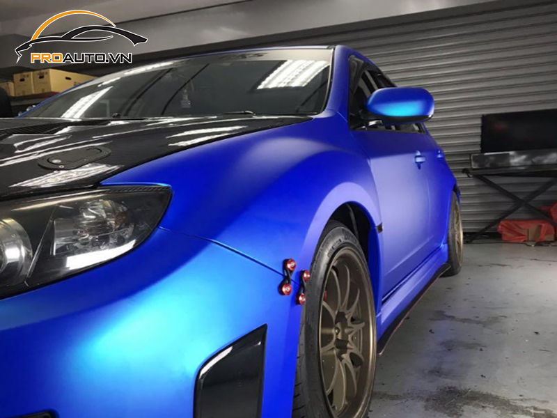 Dán wrap đổi màu xe Subaru Impreza