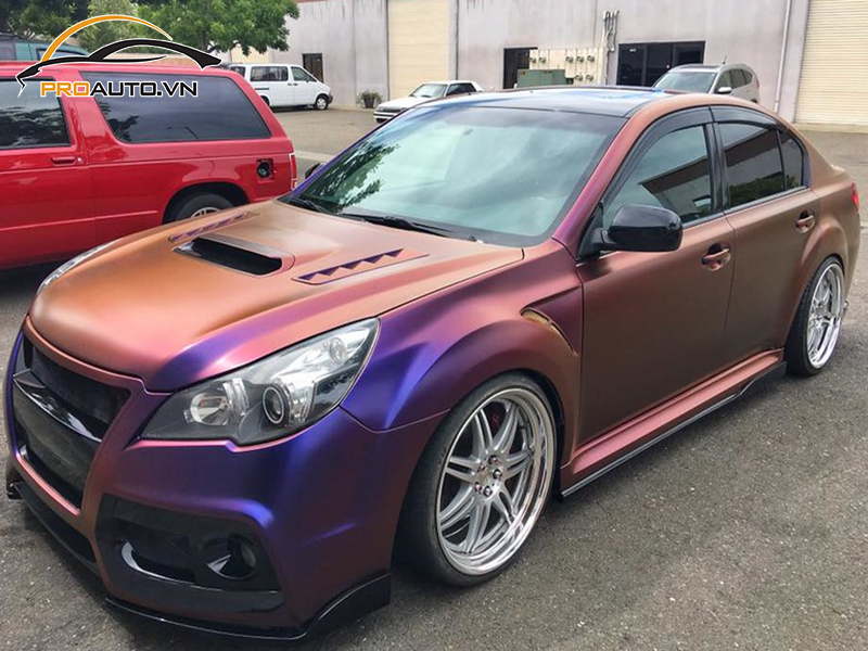Dán wrap đổi màu xe Subaru Legacy