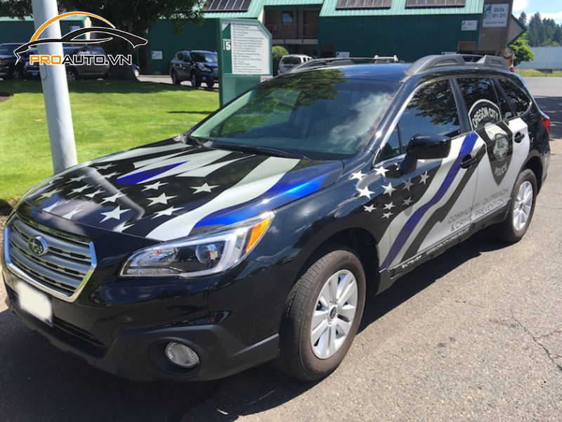 Dán wrap đổi màu Subaru Outback