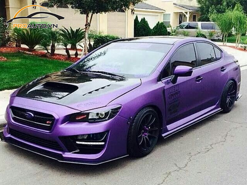Dán wrap đổi màu Subaru WXR