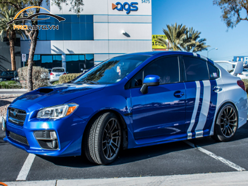 Bảng giá dán wrap đổi màu xe Subaru WXR