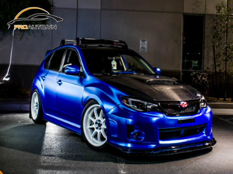 Dán wrap đổi màu xe Subaru WXR