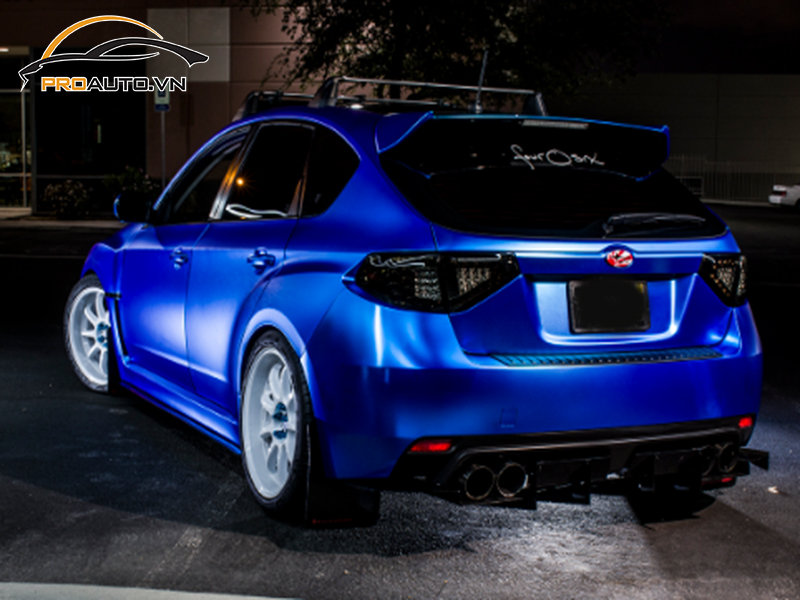 Dán wrap đổi màu xe Subaru WXR