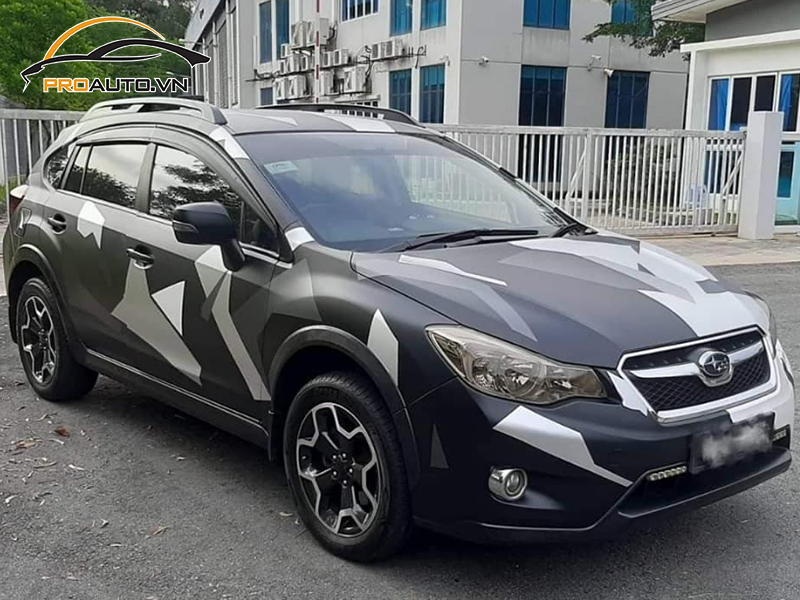 Dán wrap đổi màu xe Subaru XV