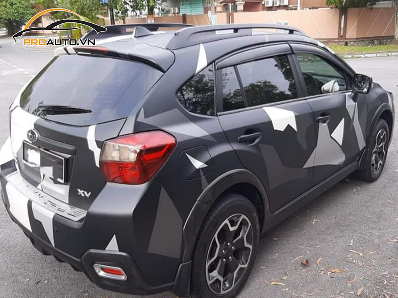 Dán wrap đổi màu xe Subaru XV