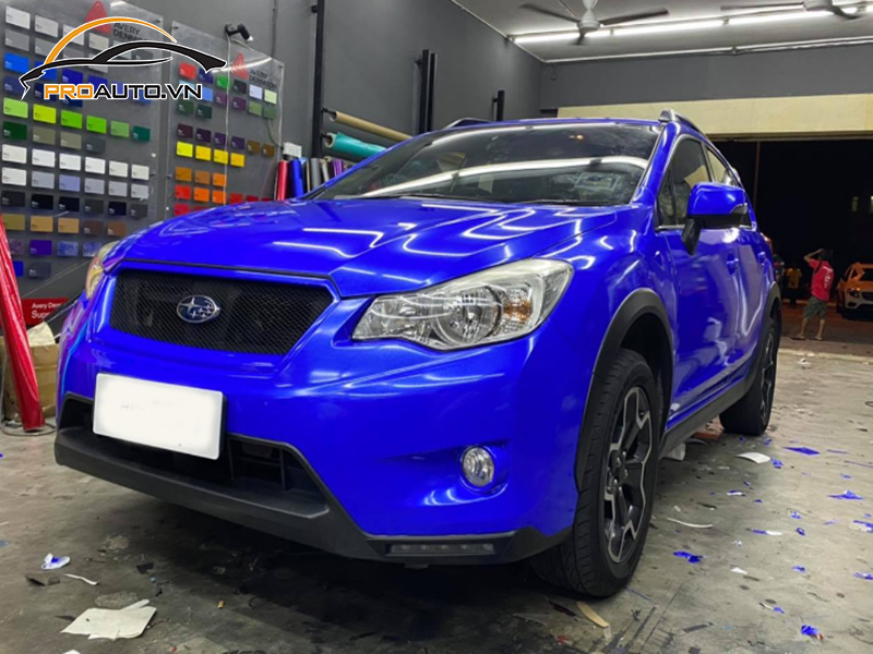 Dán wrap đổi màu xe Subaru XV