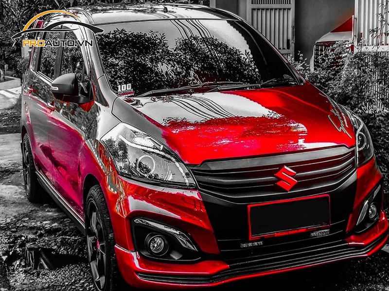 Dán wrap đổi màu xe Suzuki Ertiga