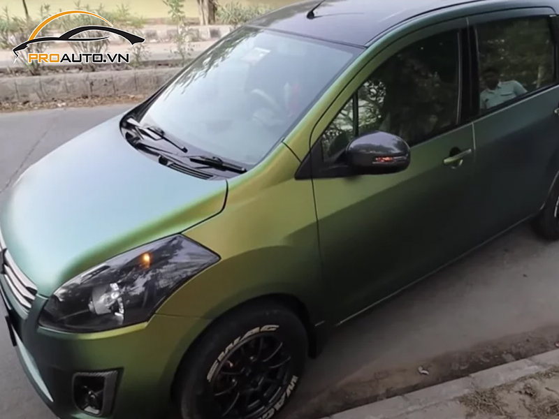 Wrap đổi màu xe Suzuki Ertiga