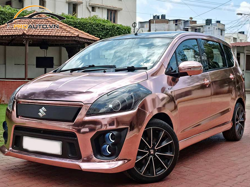 Dán wrap đổi màu xe Suzuki Ertiga