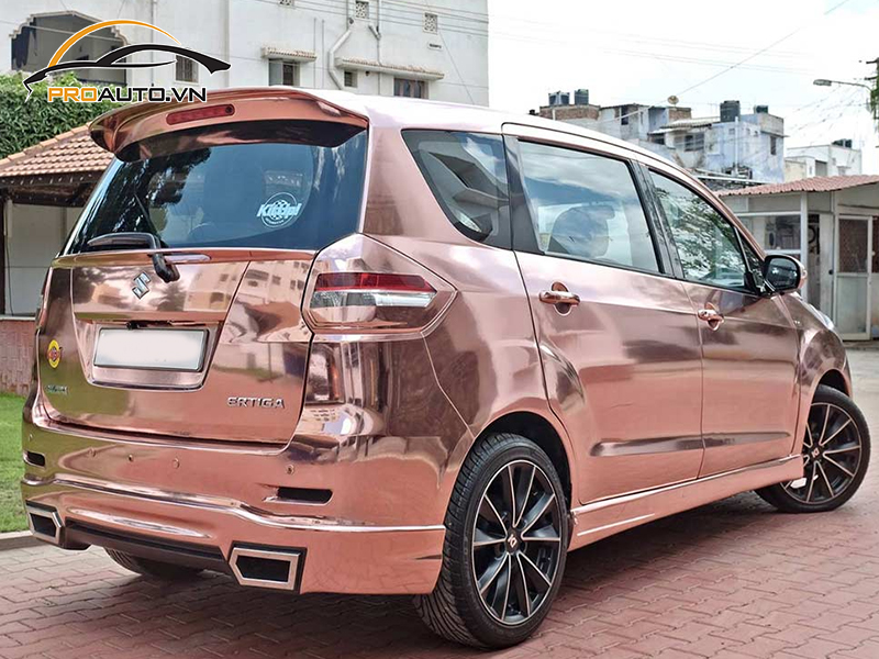 Bảng giá dán wrap đổi màu xe Suzuki Ertiga