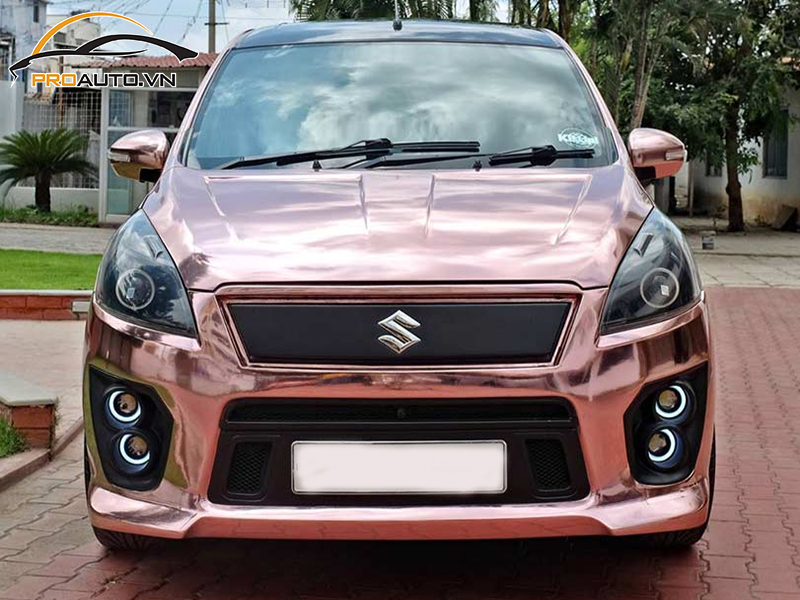 Dán wrap đổi màu xe Suzuki Ertiga