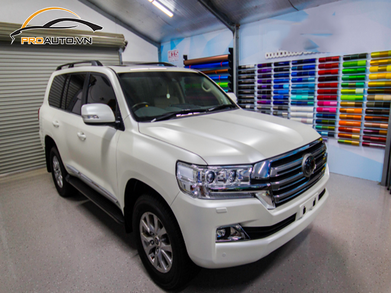 Dán wrap đổi màu Toyota Land Cruiser