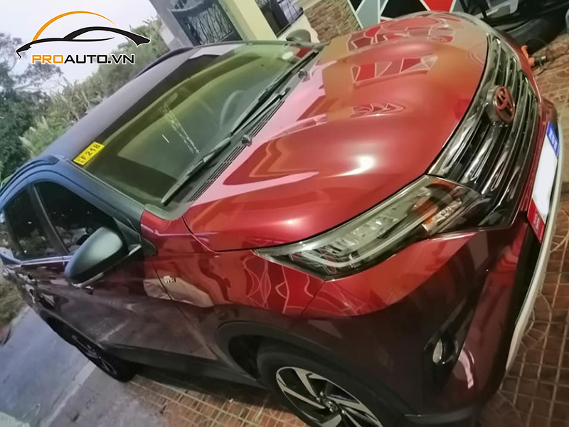 Bảng giá dán wrap đổi màu xe Toyota Rush