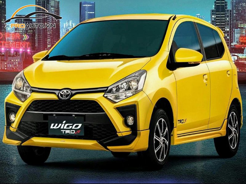 Dán wrap đổi màu xe Toyota Wigo
