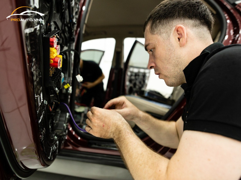 Độ loa ô tô xe Vinfast VF9 chuyên nghiệp tại PROAUTO.VN