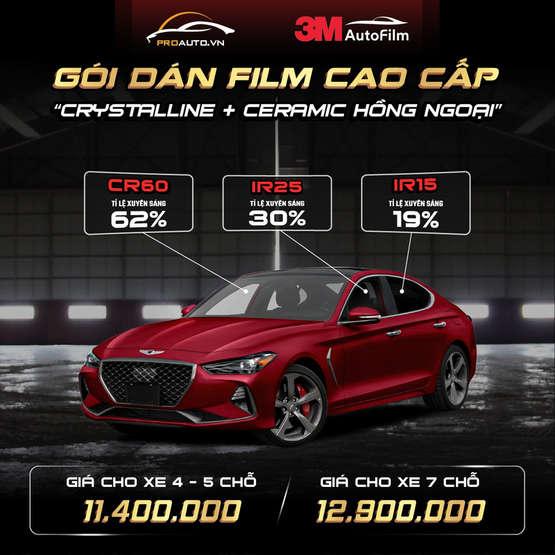 Gói dán phim cao cấp của 3M