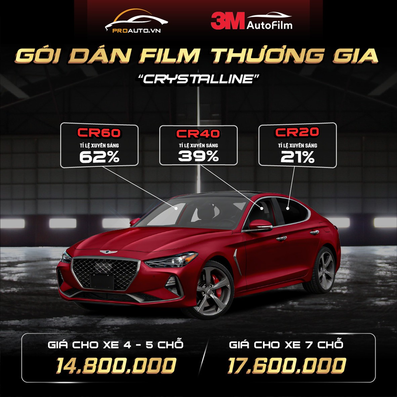 Gói dán phim thương gia của 3M