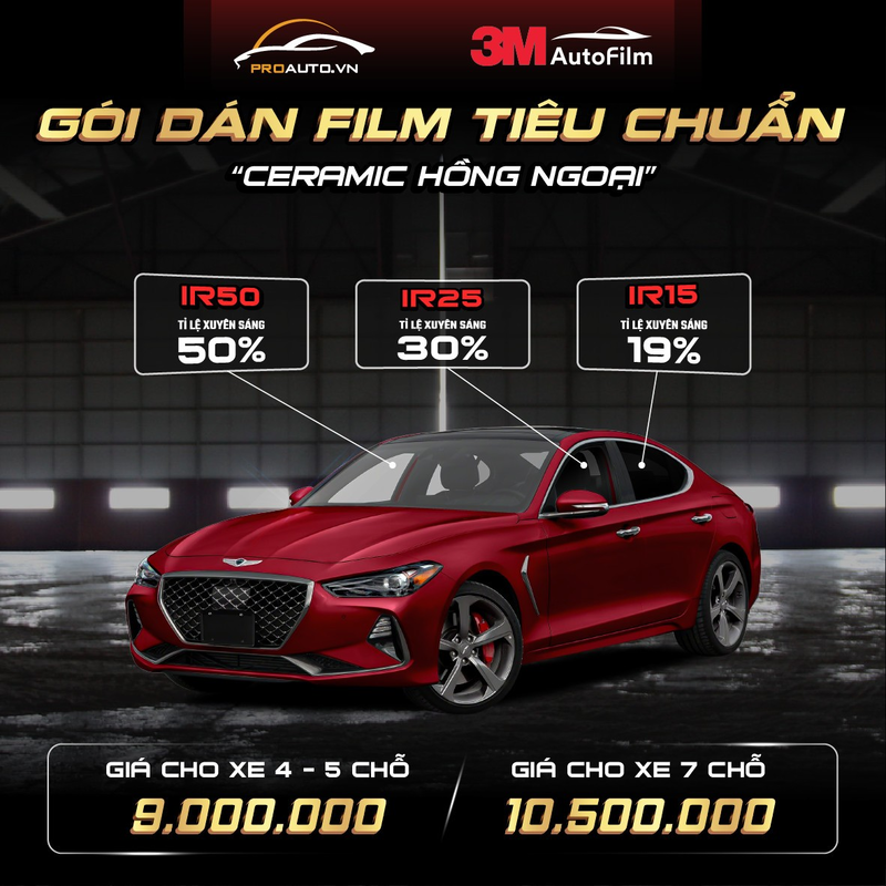 Gói dán phim tiêu chuẩn của 3M